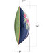 Dann Foley 24 inch Navy Throw Pillow