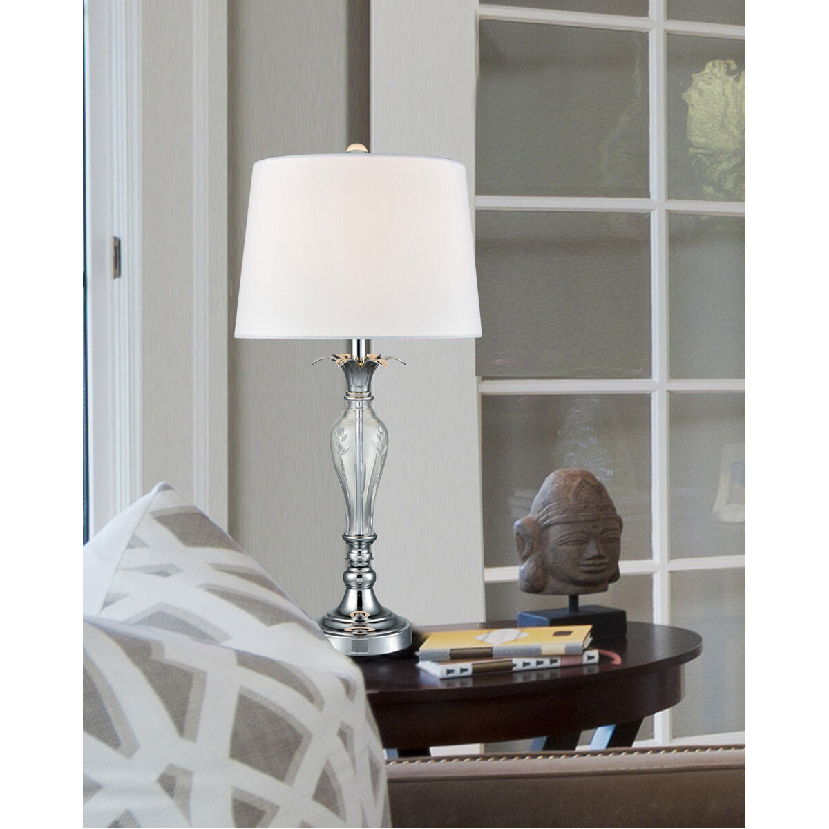 Springdale 27 inch 100.00 watt Polished Chrome Table Lamp Portable Light