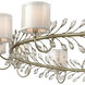 Asbury 12 Light 62 inch Aged Silver with Clear Chandelier Ceiling Light
