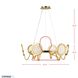 Sherlock 6 Light 32 inch Satin Brass Pendant Ceiling Light