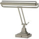 Piano/Desk 16 inch 40 watt Satin Nickel Piano/Desk Lamp Portable Light in Square