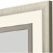 Soothing Serenity White and Beige and Black and Brown Framed Art