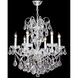 Vienna 6 Light 26 inch Silver Chandelier Ceiling Light