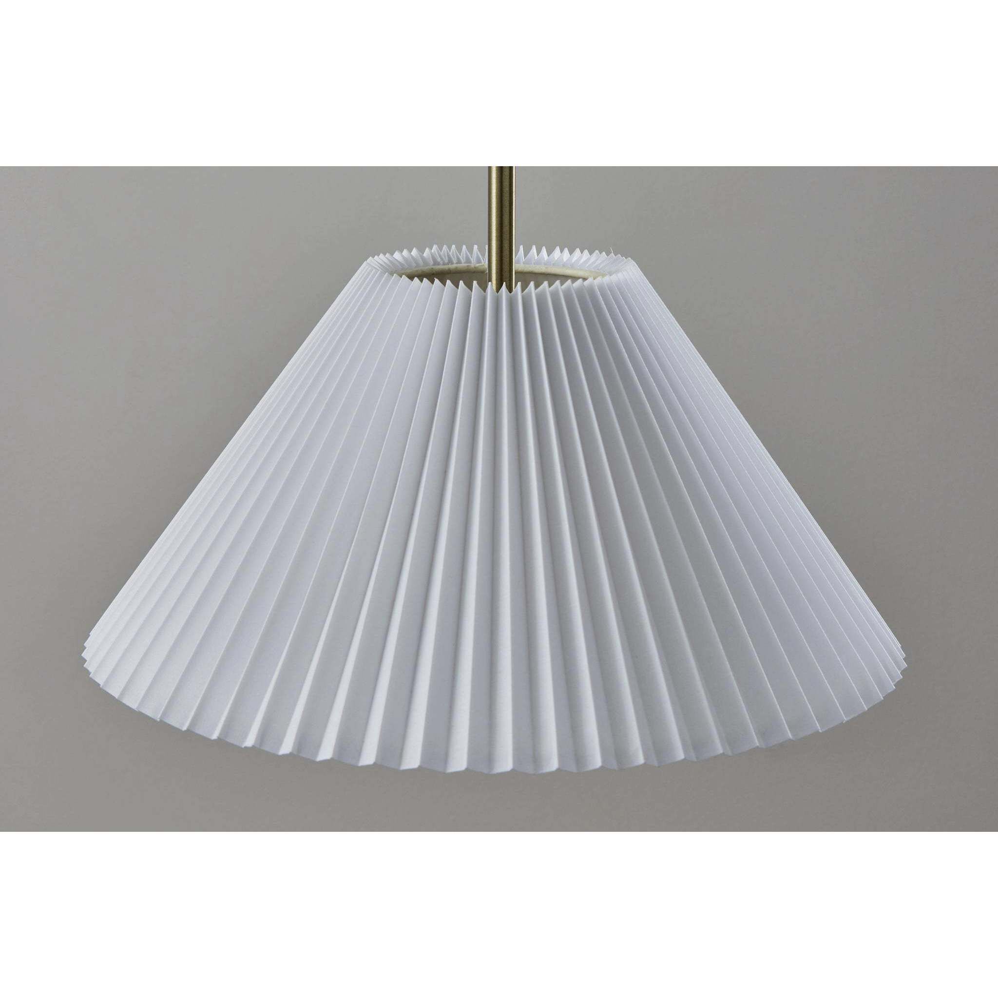 Scarlet 17 inch Antique Brass Pendant Ceiling Light