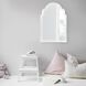 Sultan 36 X 24 inch Glossy White Wall Mirror 