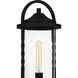 Reece 1 Light 20 inch Earth Black Outdoor Post Lantern