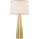 Hightower 31 inch 150 watt Gold Leaf Table Lamp Portable Light