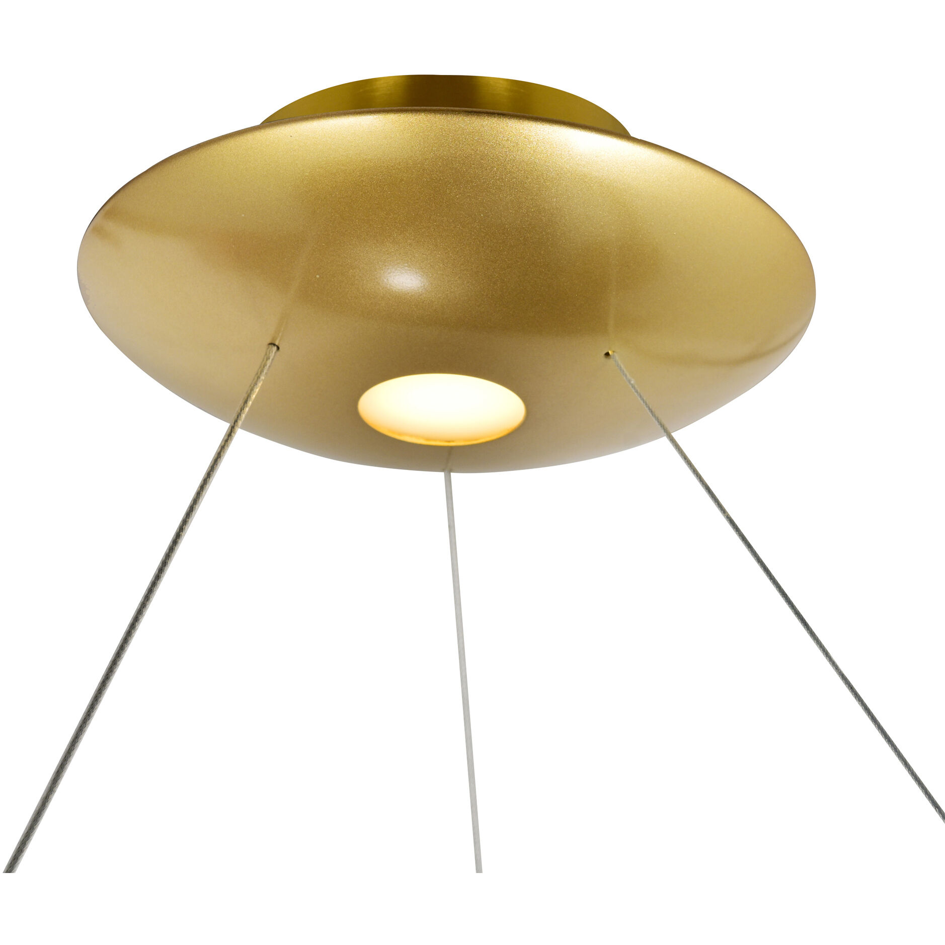 Deux Lunes LED 37 inch Brass and Pearl Black Island/Pool Table Light Ceiling Light
