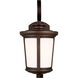 Eddington 1 Light 16.13 inch Antique Bronze Outdoor Wall Lantern, Medium