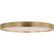 Kelly Wearstler Cerne LED 22 inch Natural Brass Flush Mount Ceiling Light in 277V