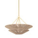 Tropea 6 Light 30 inch Gold Leaf Pendant Ceiling Light