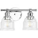 Ambrose 2 Light 13 inch Polished Chrome Bath Vanity Wall Light