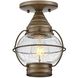 Cape Cod 1 Light 7 inch Burnished Bronze Outdoor Hanging