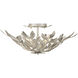 Broche 4 Light 20.75 inch Antique Silver Semi Flush Ceiling Light
