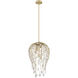 Gabriella 5 Light 15 inch Modern Gold Pendant Ceiling Light