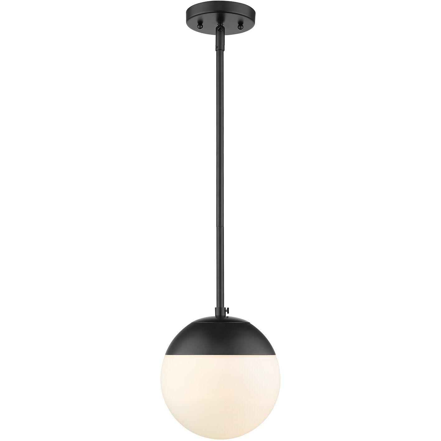 Dixon Pendant Ceiling Light in Matte Black, Small