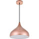 Circa 1 Light 12.5 inch Honey Gold Pendant Ceiling Light