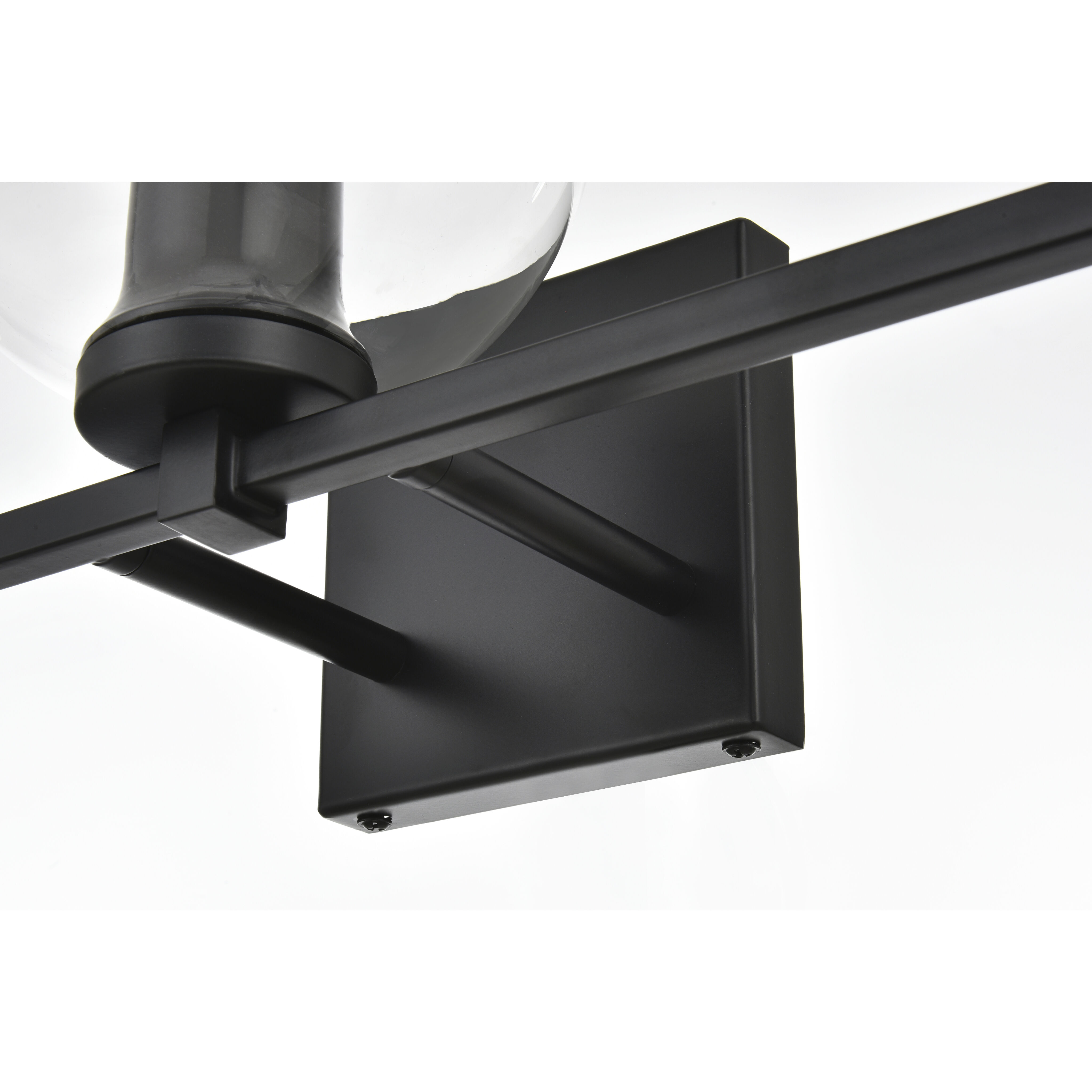 Juelz 3 Light 24 inch Black Bath Sconce Wall Light