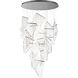 Rinkle LED 36.25 inch Polished Chrome Multi-Light Pendant Ceiling Light