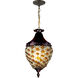 Springdale 1 Light 10.5 inch Antique Bronze Pendant Ceiling Light