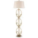 Morely 63 inch 150 watt Painted Gold Floor Lamp Portable Light