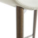 Luna 40.55 inch Light Gray and Walnut Bar Stool