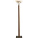 Tambo 70.9 inch 9 watt Natural Ash and Weathered Brass Torchiere Floor Lamp Portable Light