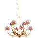 Marilee 8 Light 29.5 inch Dutch Gold Leaf Chandelier Ceiling Light, Medium