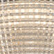 Portland LED 10 inch Winter Brass Flush Mount Ceiling Light