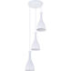 Aiken 3 Light 14 inch White Pendant Ceiling Light
