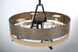 Silver Creek 4 Light 24 inch Stone Grey/Coal/Brushed Nickel Chandelier Ceiling Light
