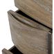 Lydon Brown Mindi Wood and Antique Brass 4 Drawer Chest