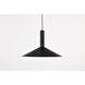 Corrine LED 9.88 inch Matte Black Pendant Ceiling Light