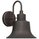 Brock 1 Light 11.5 inch Oiled Bronze Outdoor Wall Lantern
