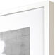Spring Cascade / Spring Tumble White and Gray and Metallic Framed Art, The Studio