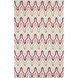 Fallon 66 X 42 inch Burgundy, Camel, Ivory Rug