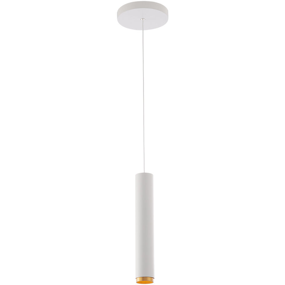 WAC Lighting Silo 1 Light 120-277 VAC White/White Track Pendant Ceiling Light PD-2020-930-WT/WT - Open Box