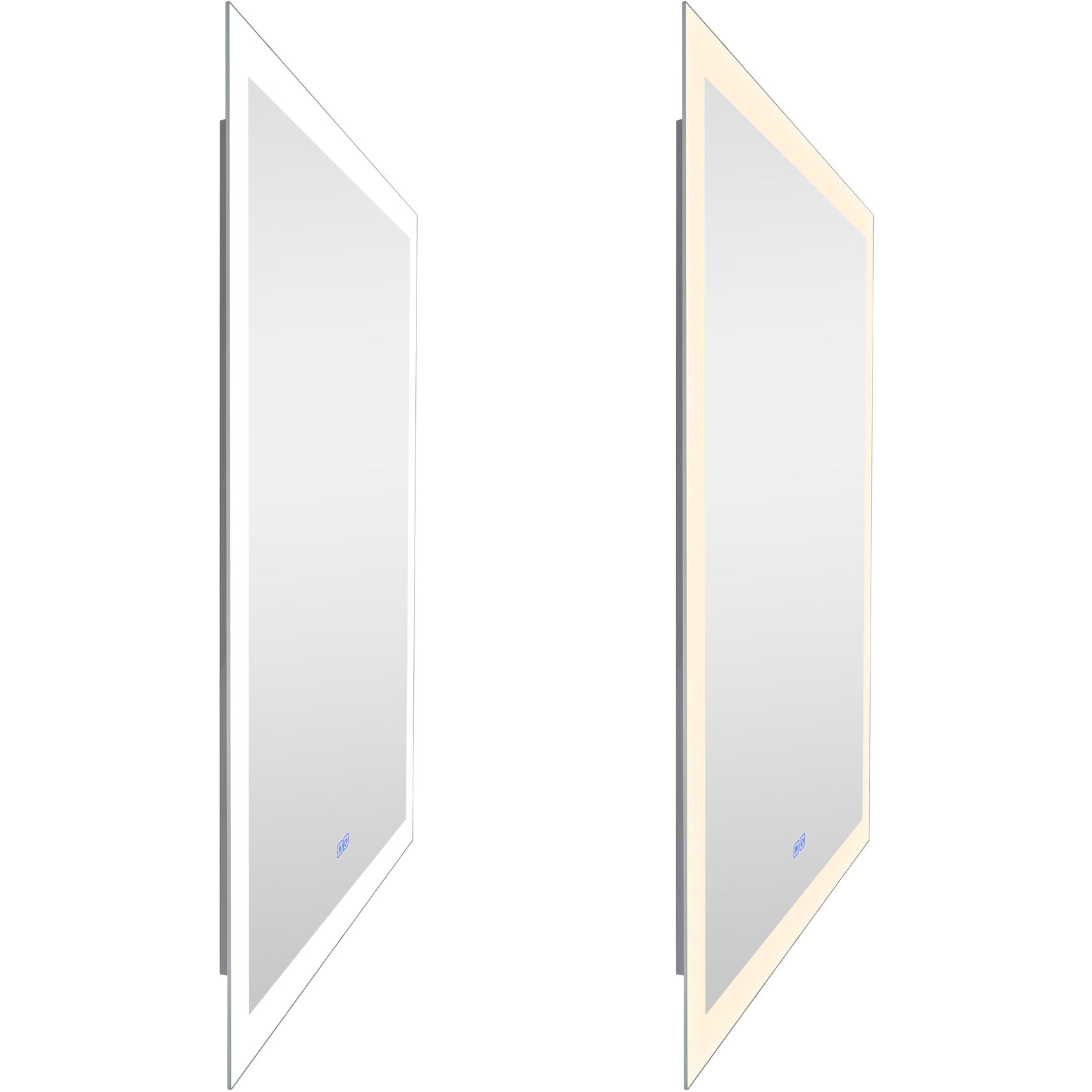 Abigail 49 X 29.5 inch Matte White Mirror, Rectangle