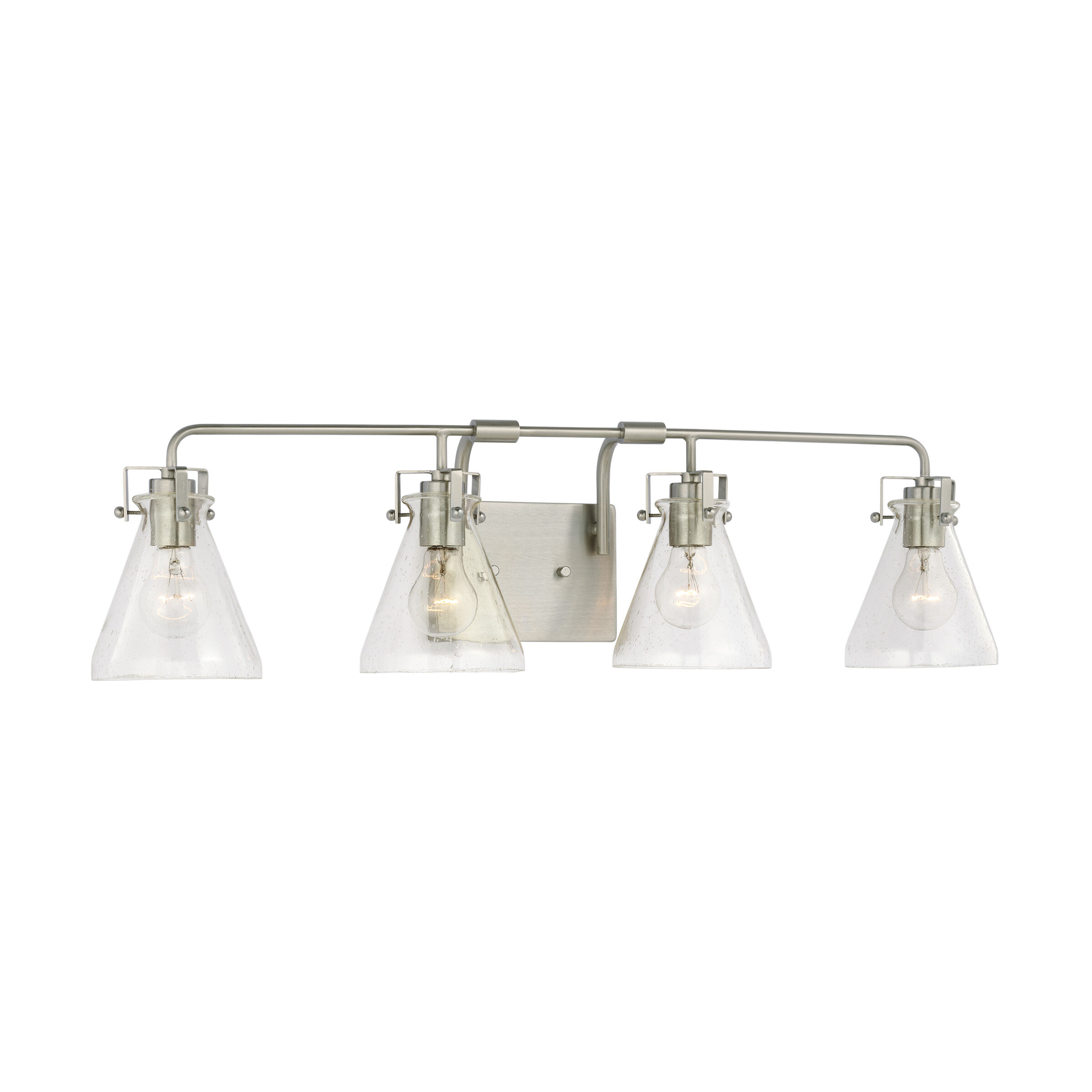 Jaden Bath Vanity Wall Sconce Wall Light in Brushed Nickel