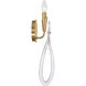 Glassara 1 Light 5.5 inch Legacy Brass Wall Sconce Wall Light