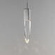 Quartz LED 4.75 inch Polished Chrome Mini Pendant Ceiling Light