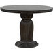 Portobello 40 X 40 inch Hand Rubbed Black Dining Table