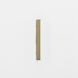 Atticus LED 23.62 inch Matte Brushed Brass Bathroom Wall Light
