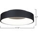 Lazio LED 17.75 inch Black Flush Mount Ceiling Light