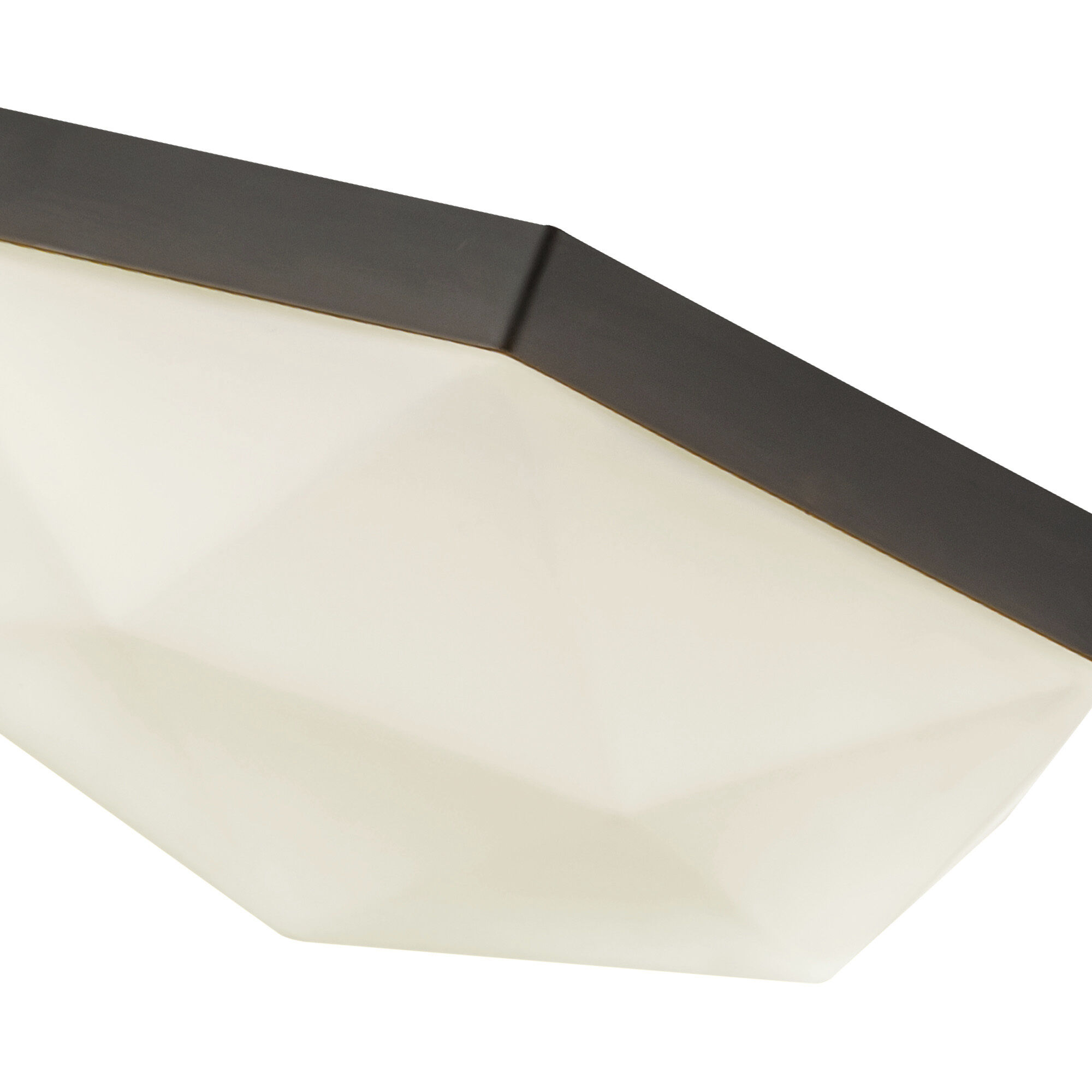 Alora Mood Krysta 2 Light 10.5 inch Matte Black/Opal Glass Flush Mount Ceiling Light