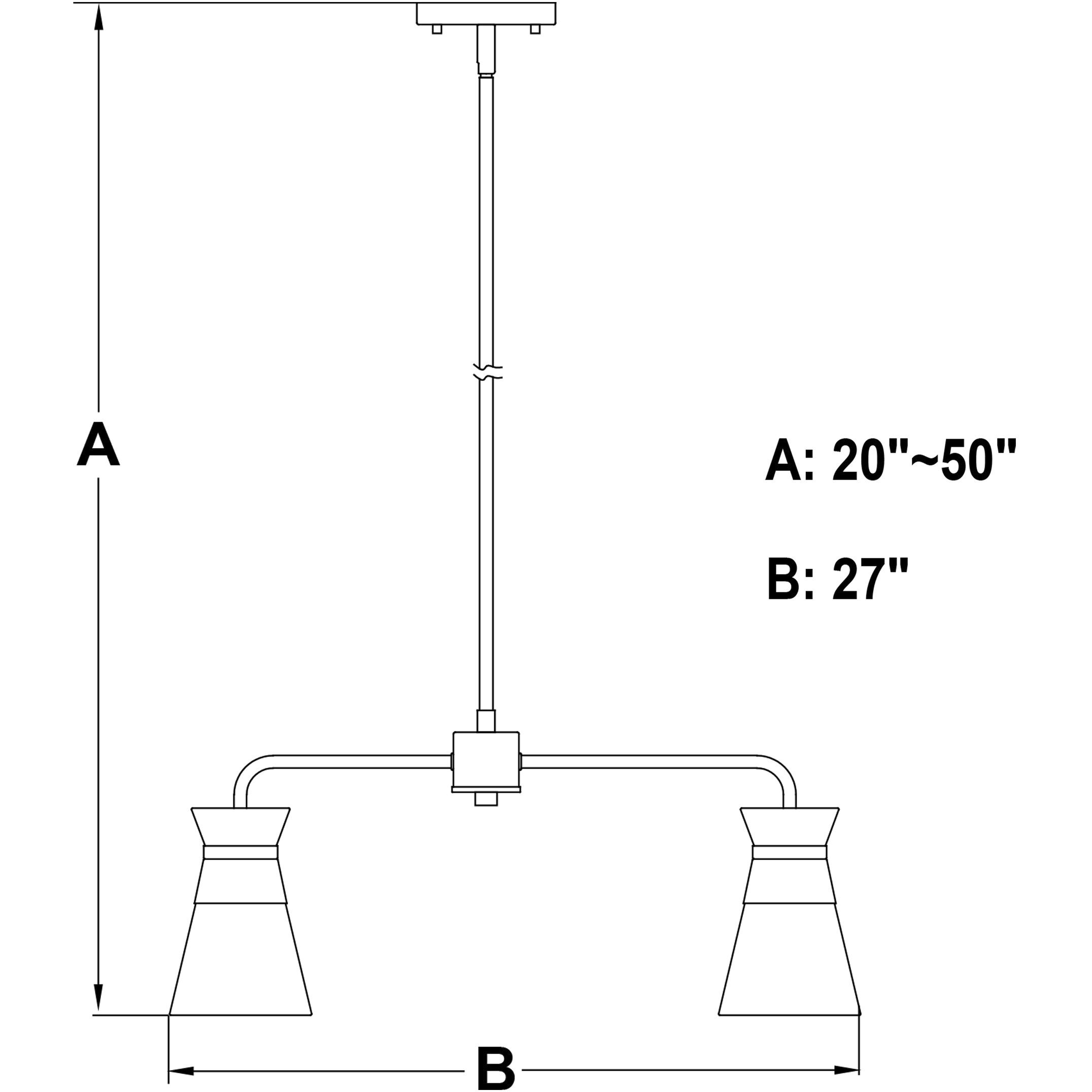 Harper 5 Light 27 inch Natural Brass Chandelier Ceiling Light
