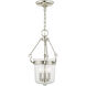 Rockford 3 Light 10.5 inch Polished Nickel Pendant Ceiling Light