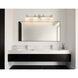 Tremolo 4 Light 42 inch Brushed Nickel and Polished Nickel Vanity Light Wall Light