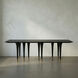 Romeo 95 X 42 inch Hand Rubbed Black Dining Table
