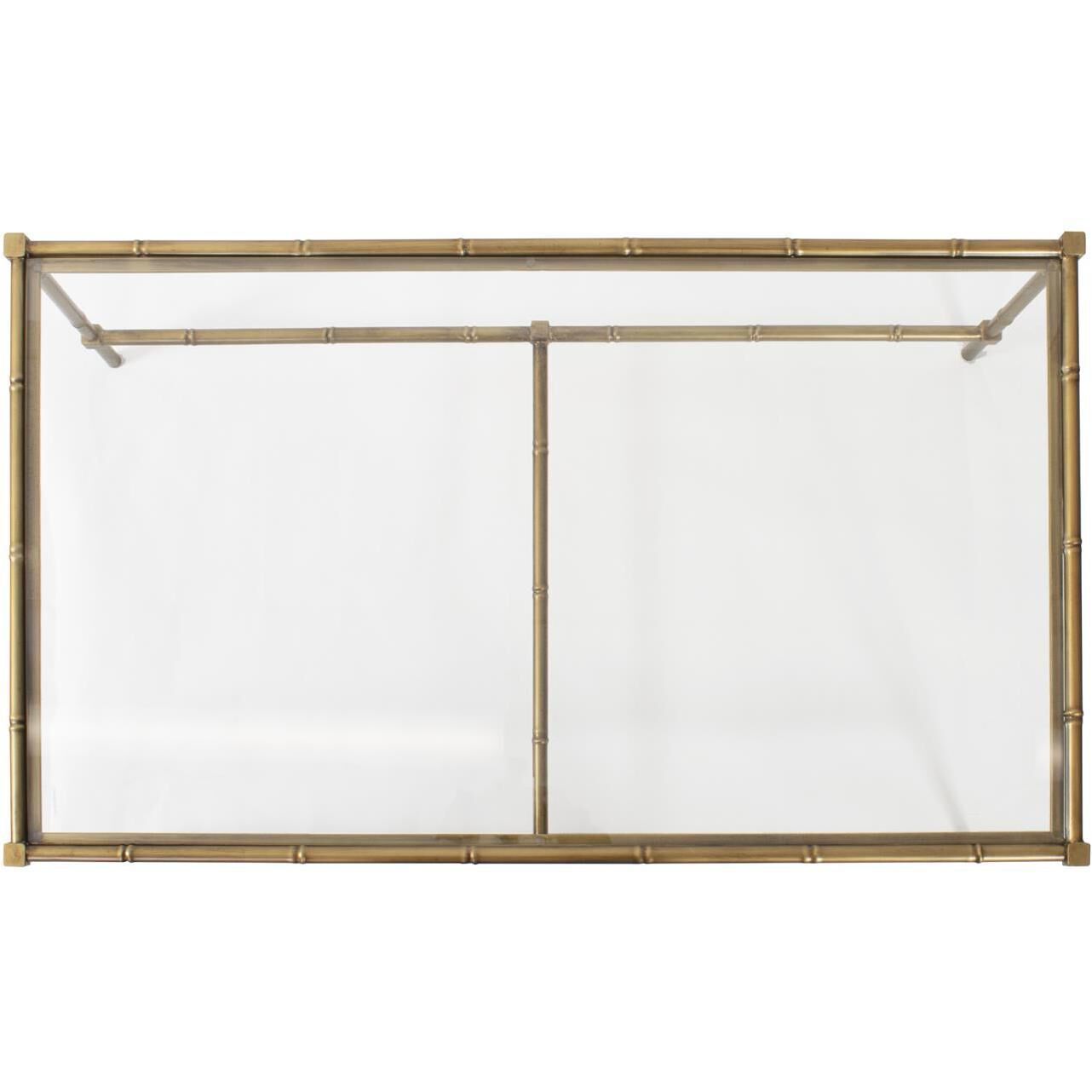 Benoit 46 X 18 inch Antique Gold Coffee Table